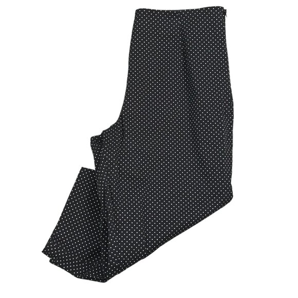 BRIGGS New York Black & White Polka Dot Capri Cropped Pants Women's PLUS 20W - Picture 9 of 9